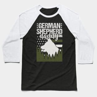 German Shepherd Daddy Baseball T-Shirt